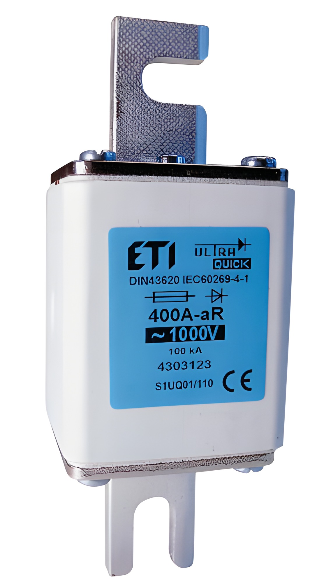 ETI 004304123pojistka, S2UQ01/110/400A/1000V