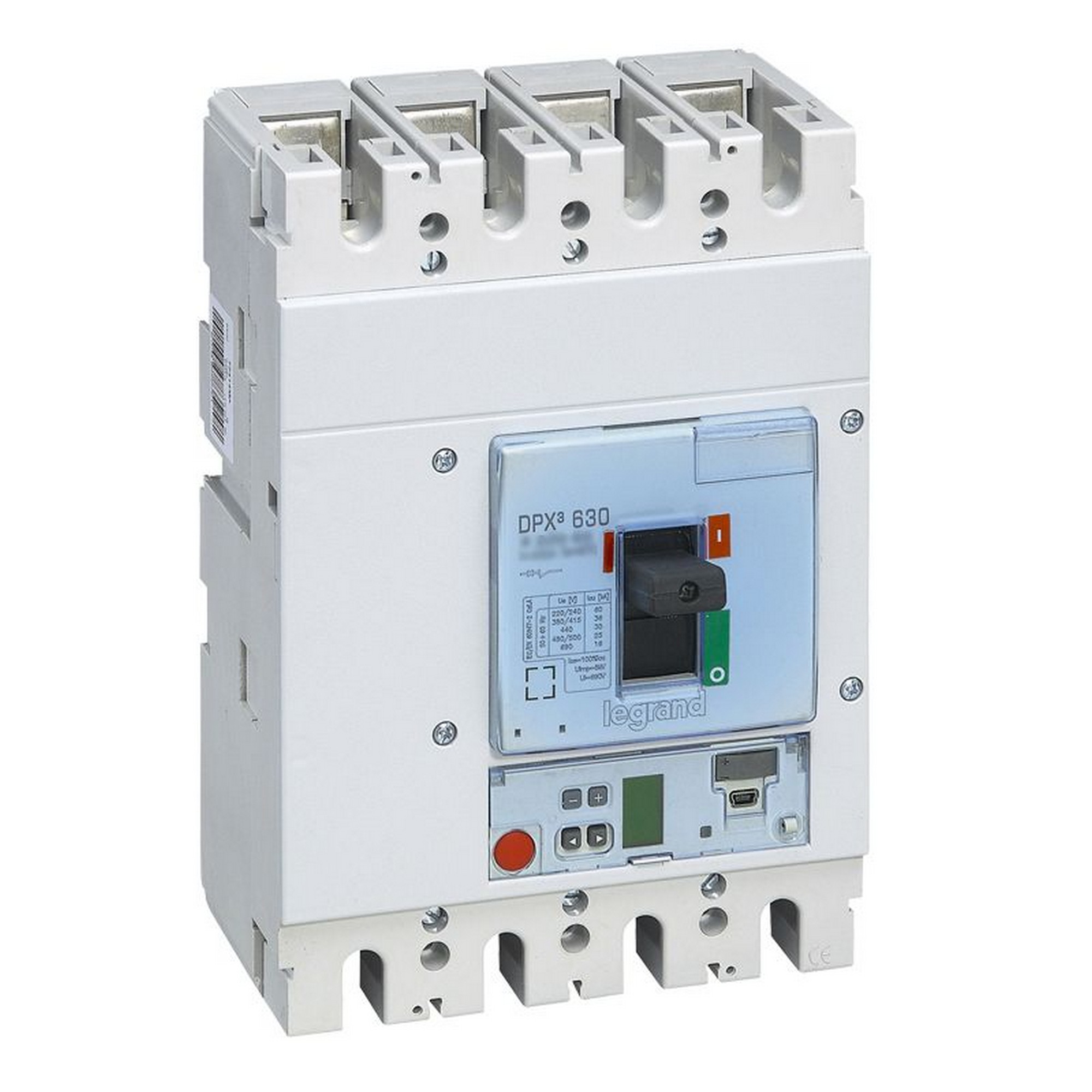 LEG 422061 DPX3 630 S2 4P 250A 36kA