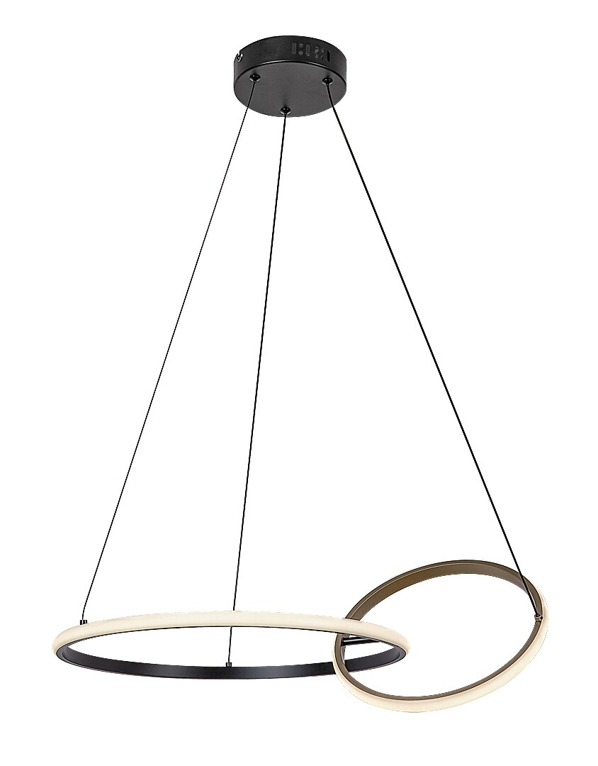 Závěsné svítidlo Emilion černá/zlatá LED 36W RABALUX 72296