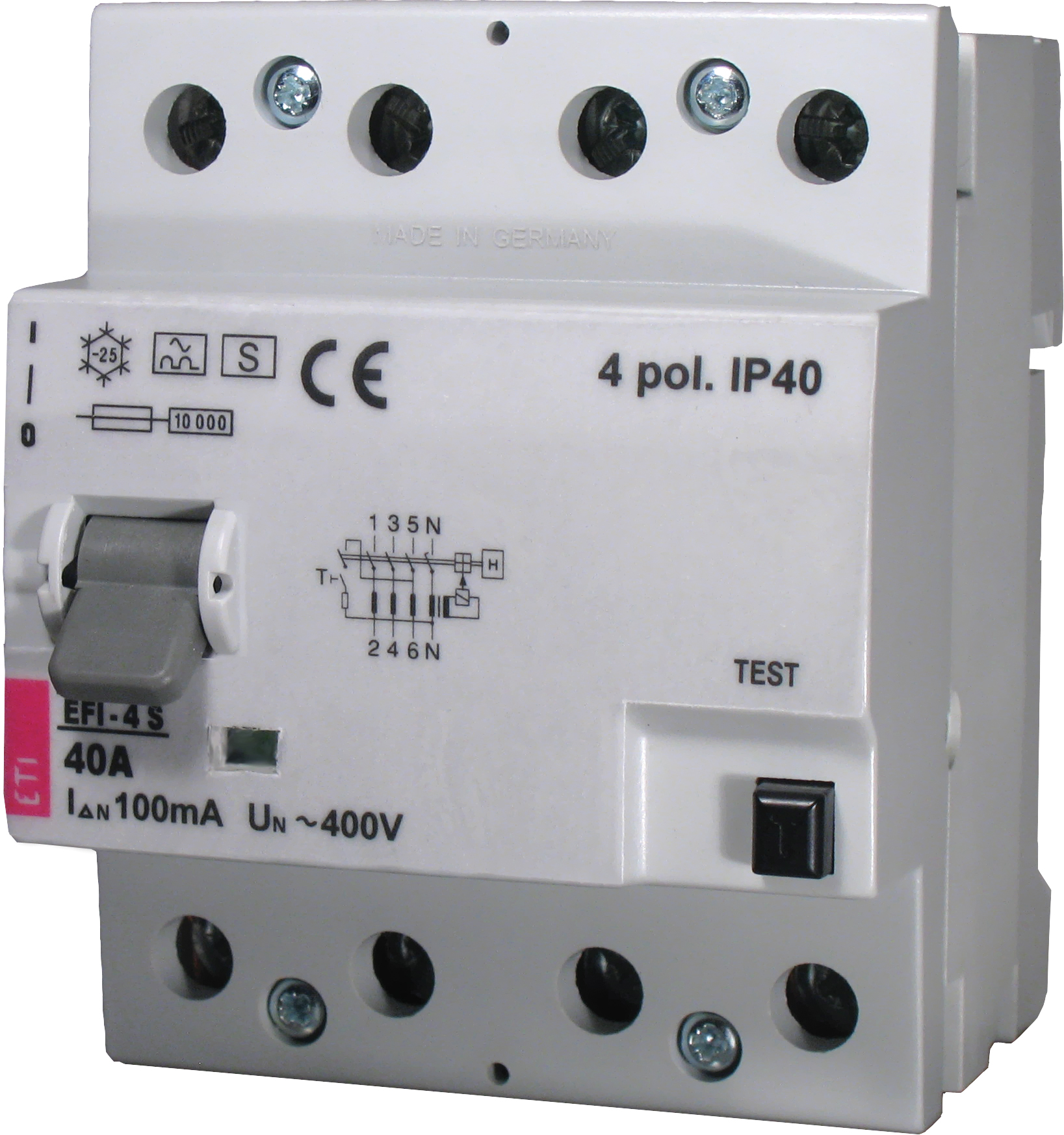 Chránič čtyřpolový ETI 002064243 EFI-4 AC S 40/0,3
