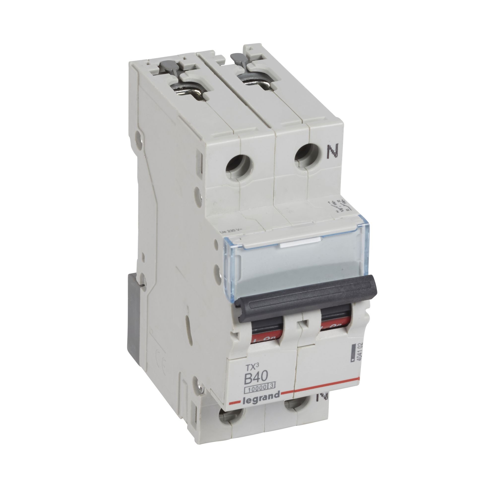Jistič dvoupolový LEGRAND 404102 TX3 1+N B40 10000A