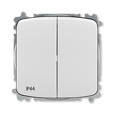 ABB 3559A-A52940 S Přepínač dvojitý střídavý, s krytem, řazení 6+6, IP44, bezšroubové svorky 25-IPx