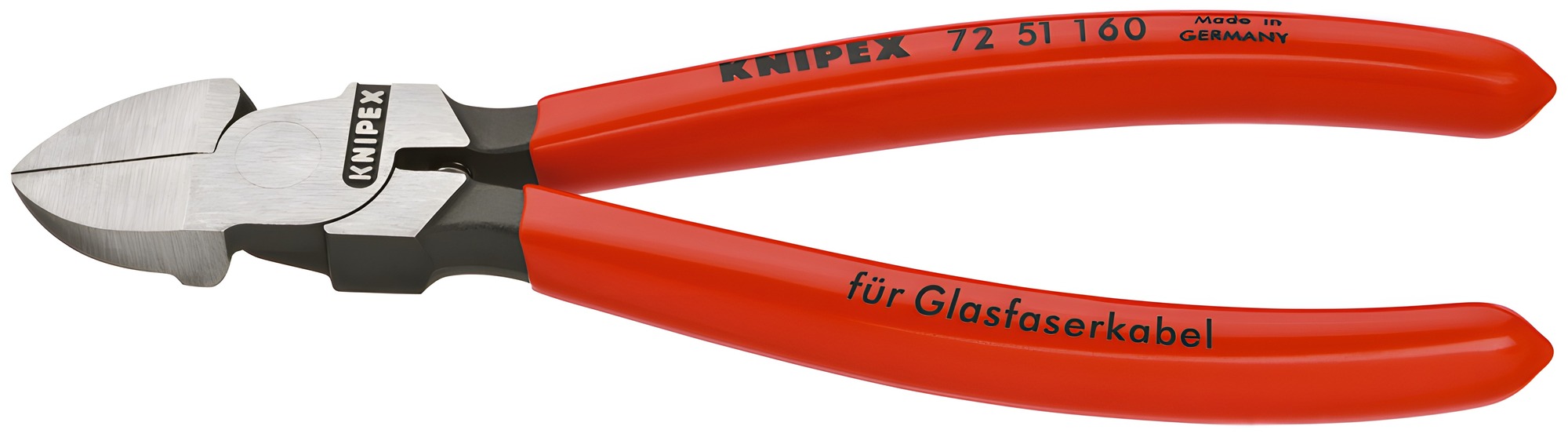 KNIPEX 72 51 160 Kleště štípací boční pro kabely LWL