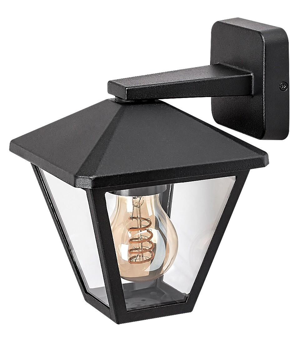 Venkovní nástěnné svítidlo Paravento černá E27 1×40W RABALUX 7147
