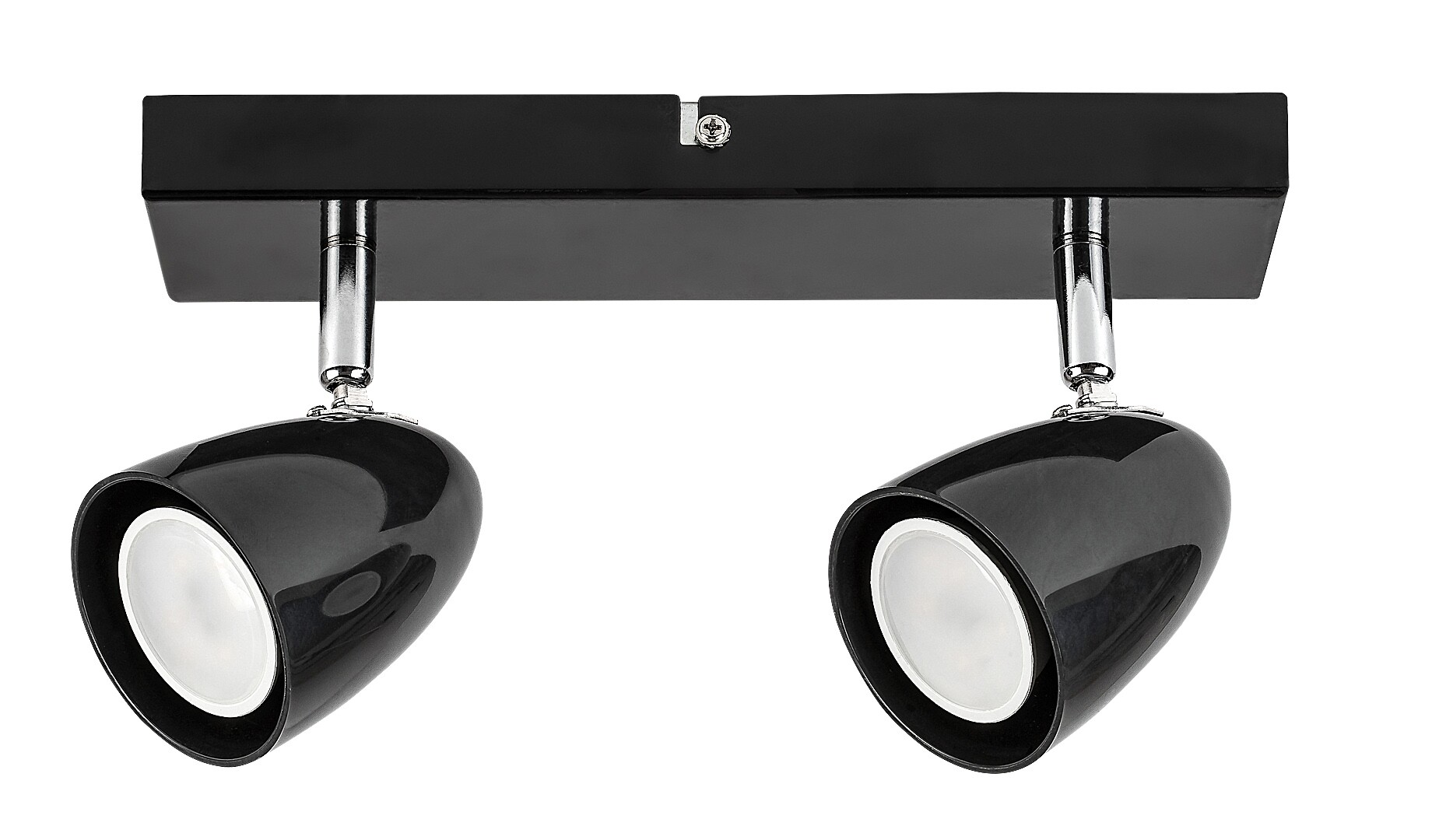 Stropní svítidlo Perico černá GU10 2×5W RABALUX 73017