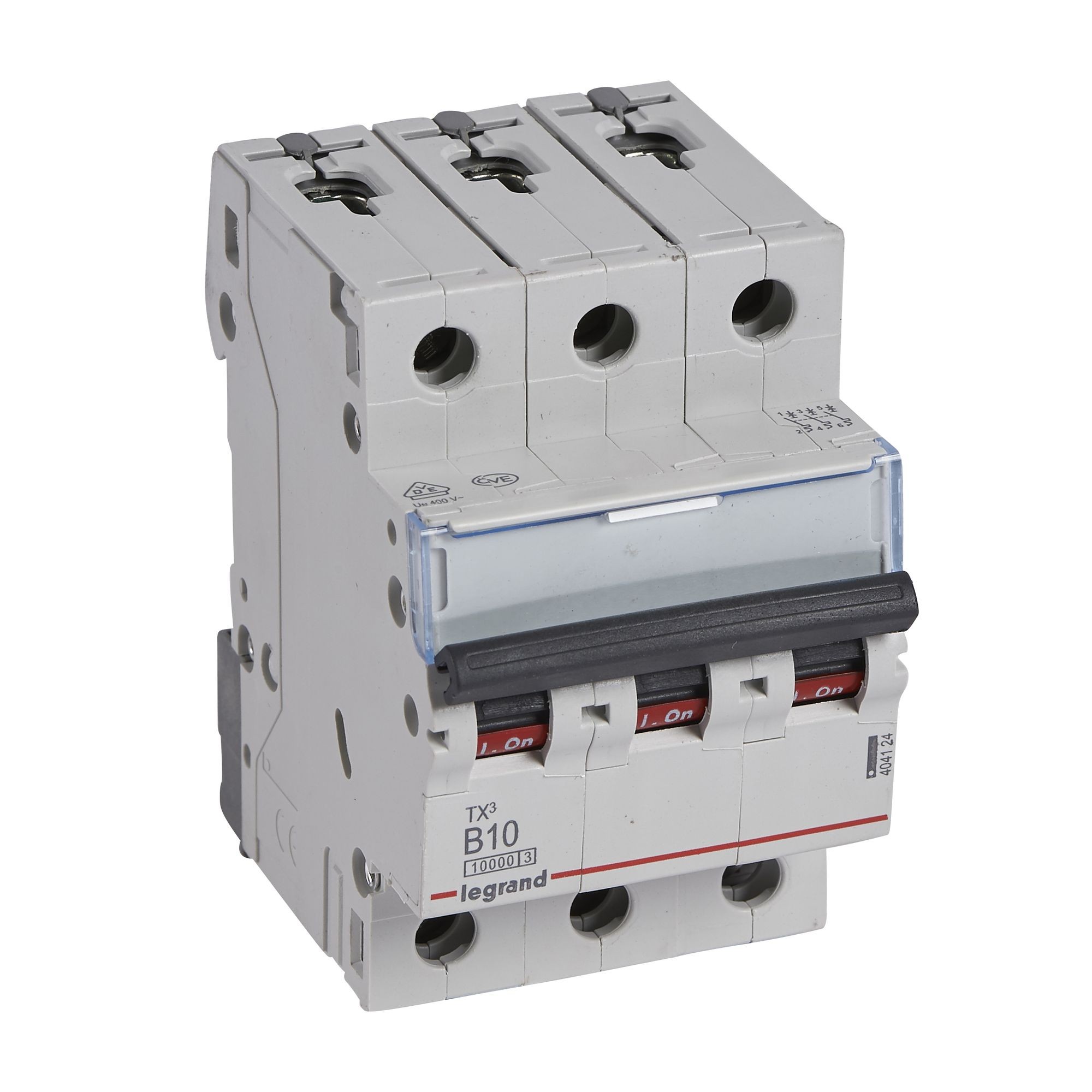 Jistič třípolový LEGRAND 404124 TX3 3P B10 10000A