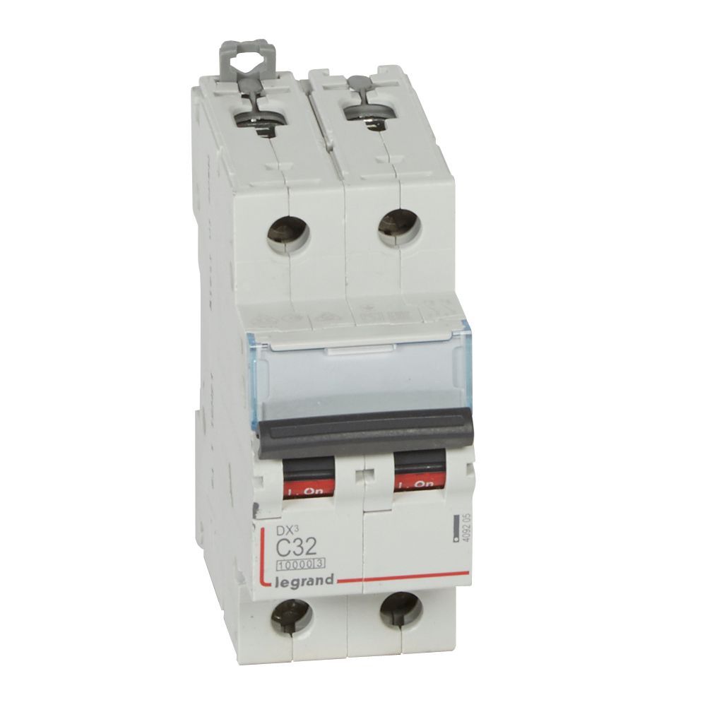 Jistič dvoupolový LEGRAND 409205 DX3 2P C32 10000A/16KA