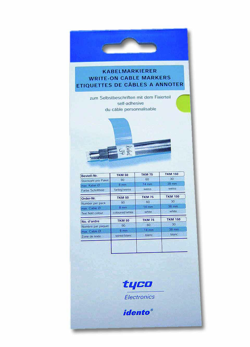 CIMCO 182650 Sada lepícího označení o 14 mm x 75 mm (60 ks)