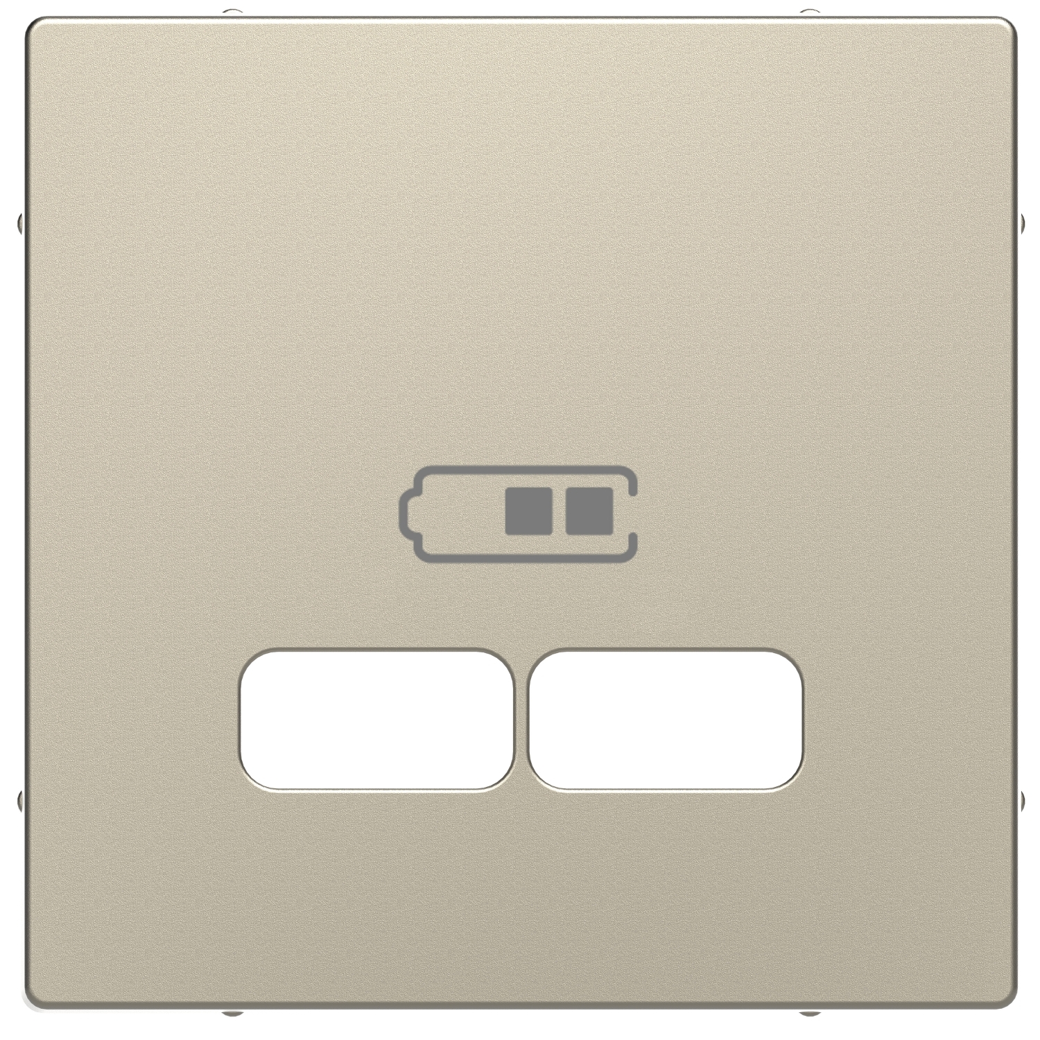 SCHN MTN4367-6033 Centrální deska, Merten D-Life, pro 2xUSB, Sahara