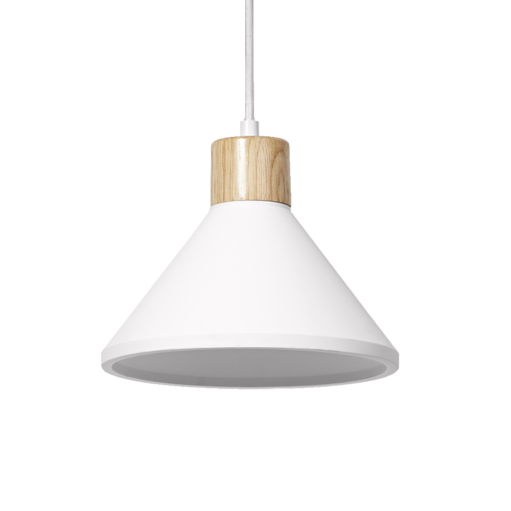 LED svítidlo dekorativní LEDVANCE DECOR PLASTER WOOD PEND 220 E27 WT