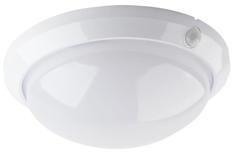 Svítidlo stropní ECOPLANET FLAVIA 60W, IP44, senzor, bílá