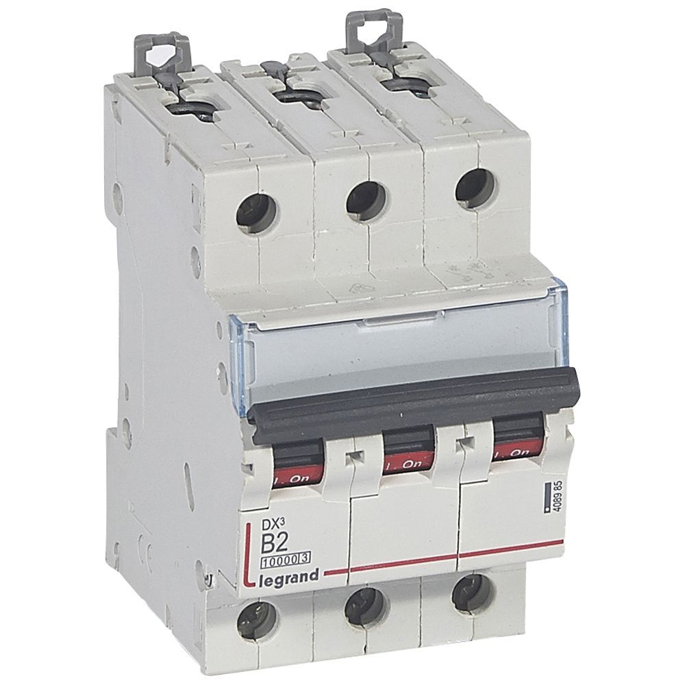 Jistič třípolový LEGRAND 408985 DX3 3P B2 10000A/16KA