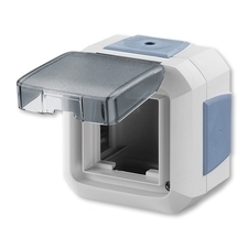 ABB 3903N-C06541 M IPxx Krabice nástěnná pro přístroje 45x45, s víčkem, pro průběž. mont., IP54