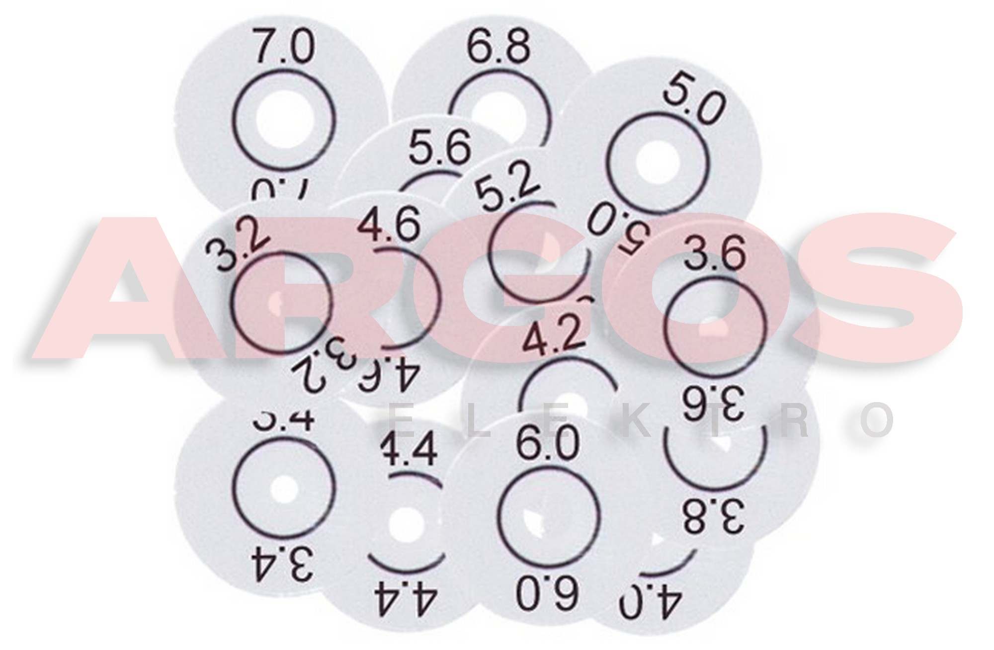 ESSER 801552 Redukční samolepka 2,5 mm