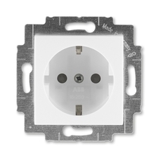 ABB 5520H-A03457 01 Jiné systémy zásuvek Zásuvka jednonásobná s ochrannými kontakty (podle DIN), s c