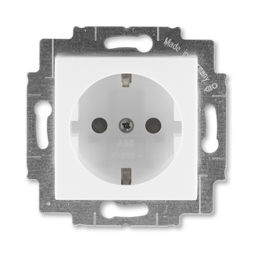 ABB 5520H-A03457 01 Jiné systémy zásuvek Zásuvka jednonásobná s ochrannými kontakty (podle DIN), s c