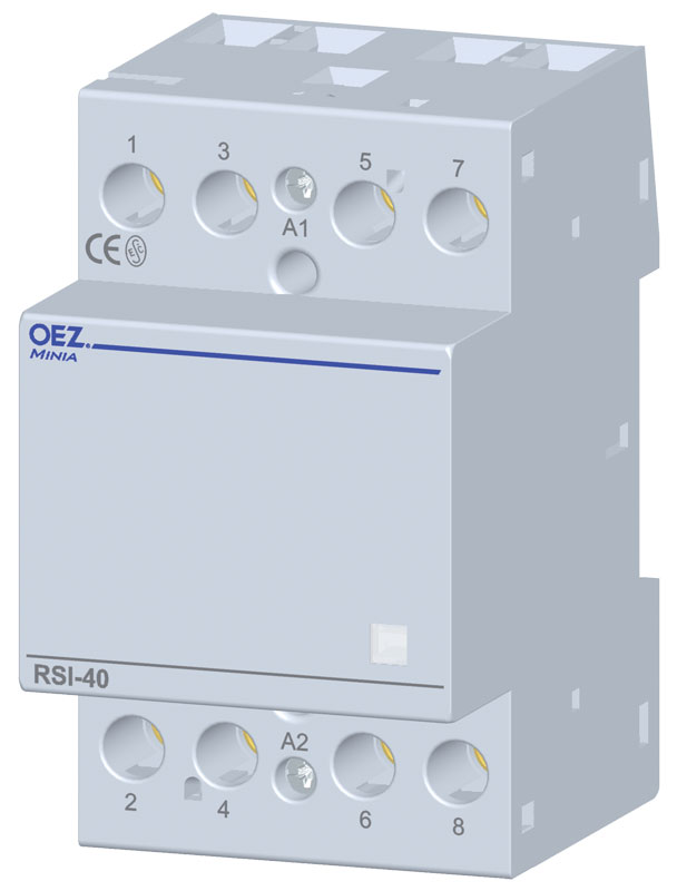 Instalační stykač OEZ:43131 RSI-40-04-X230, Ith 40 A, Uc AC/DC 230 V, 4x rozpínací kontakt