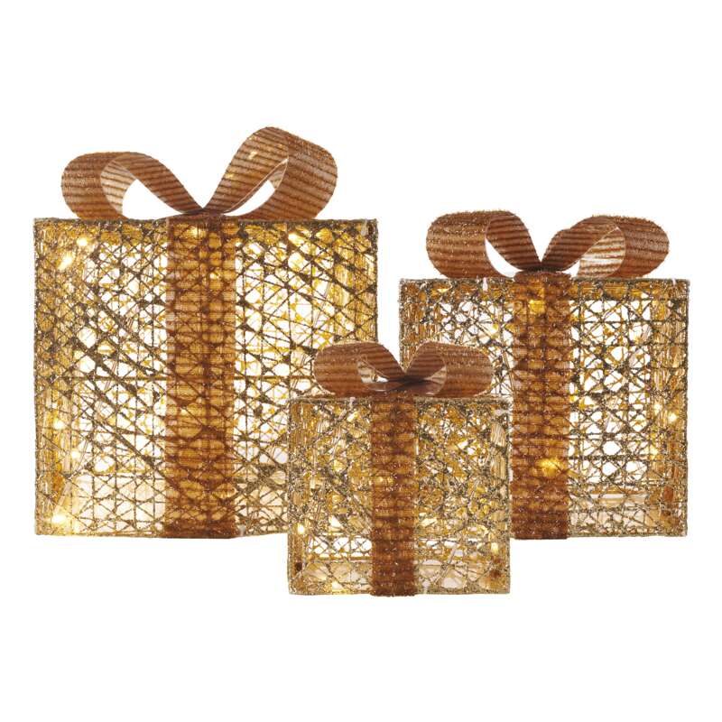 EMOS DCFC14 72LED XMAS GOLD GIFT BOX WW
