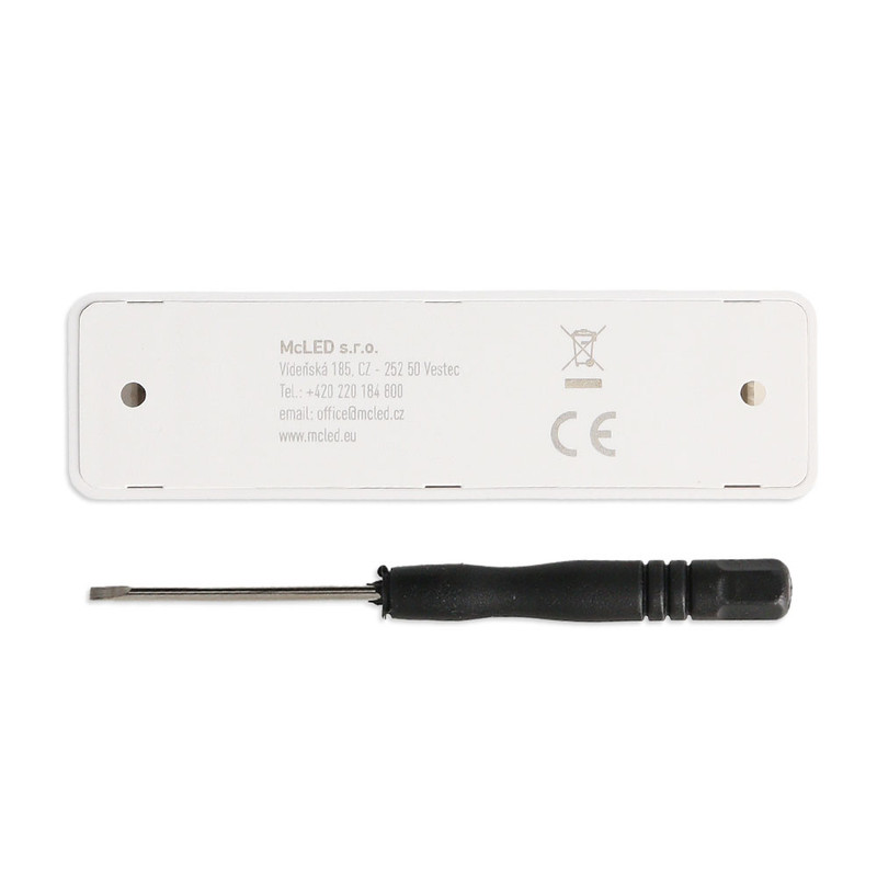 MC LED BLE Mesh + Bluetooth přijímač pro jednobarevné LED pásky, 1x 10A, 6-24VDC, IP20