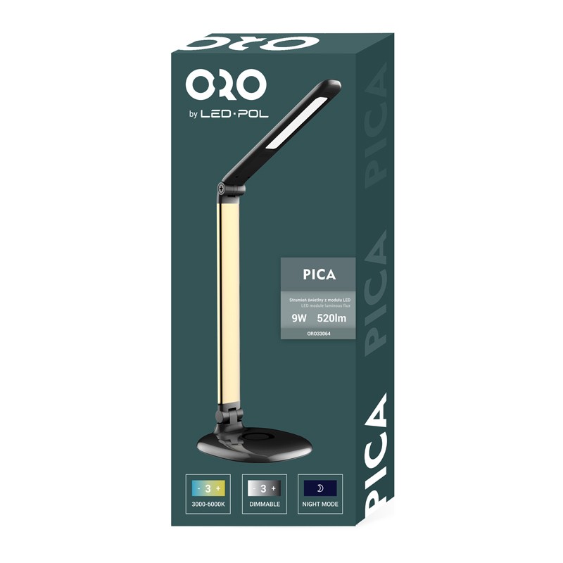 Stolní LED lampička LED-POL Pica LED B/G