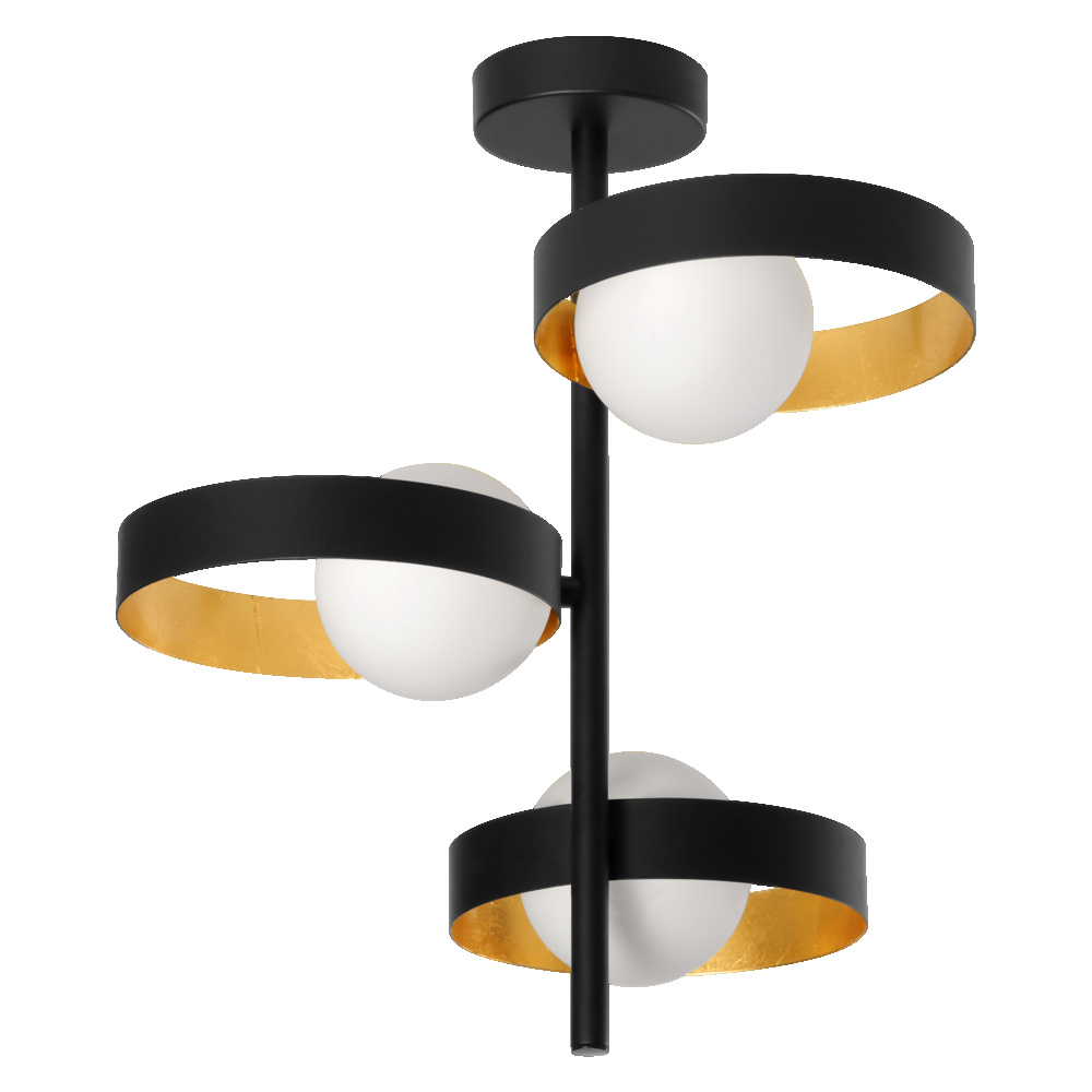 LED svítidlo dekorativní LEDVANCE DECOR MEMPHIS CEILING BK GD 3XG9