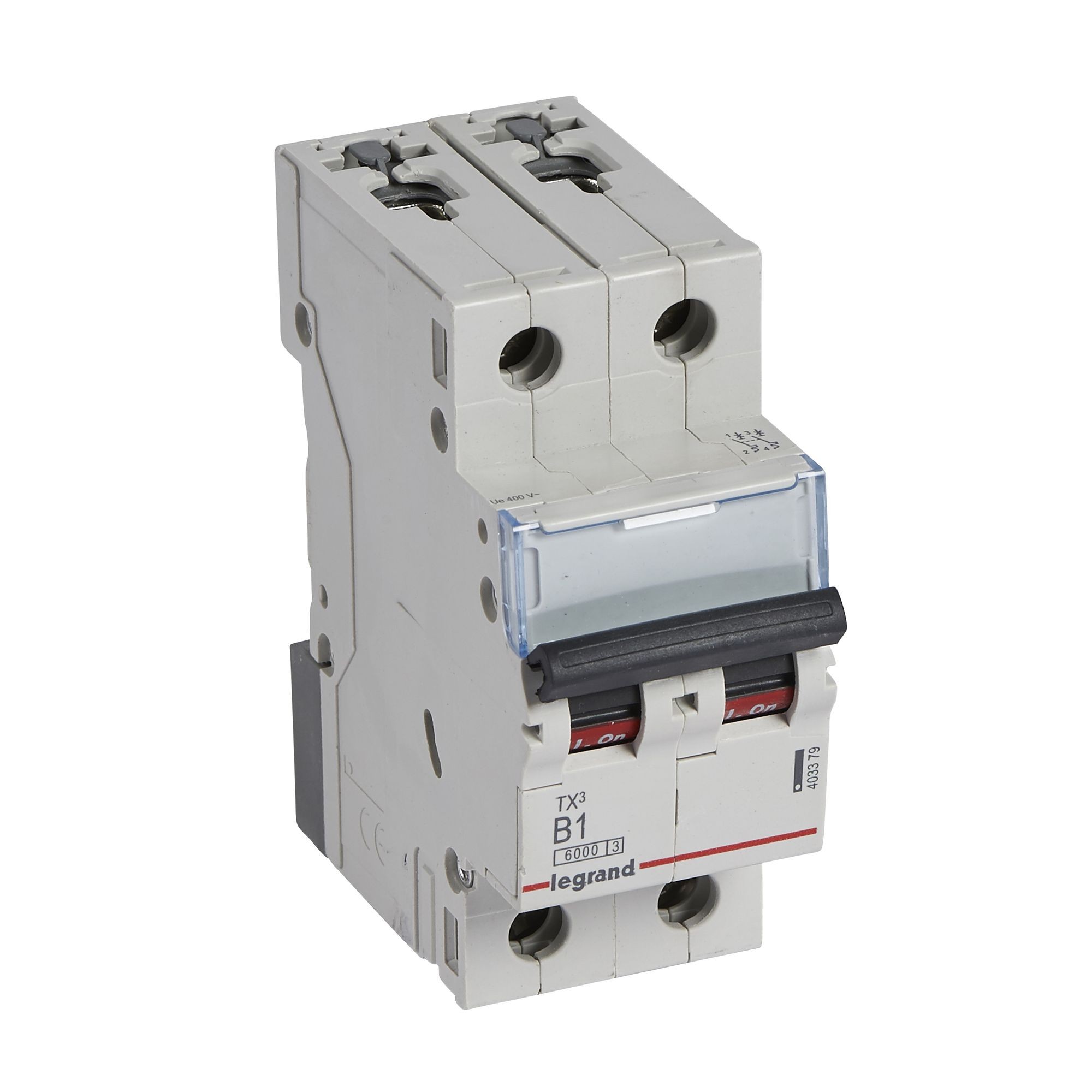 Jistič dvoupolový LEGRAND 403379 TX3 2P B1 6000A