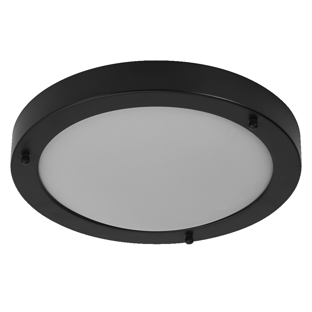 LED svítidlo koupelnové LEDVANCE BATH CLASSIC ROUND 31CM IP44 E27 BK