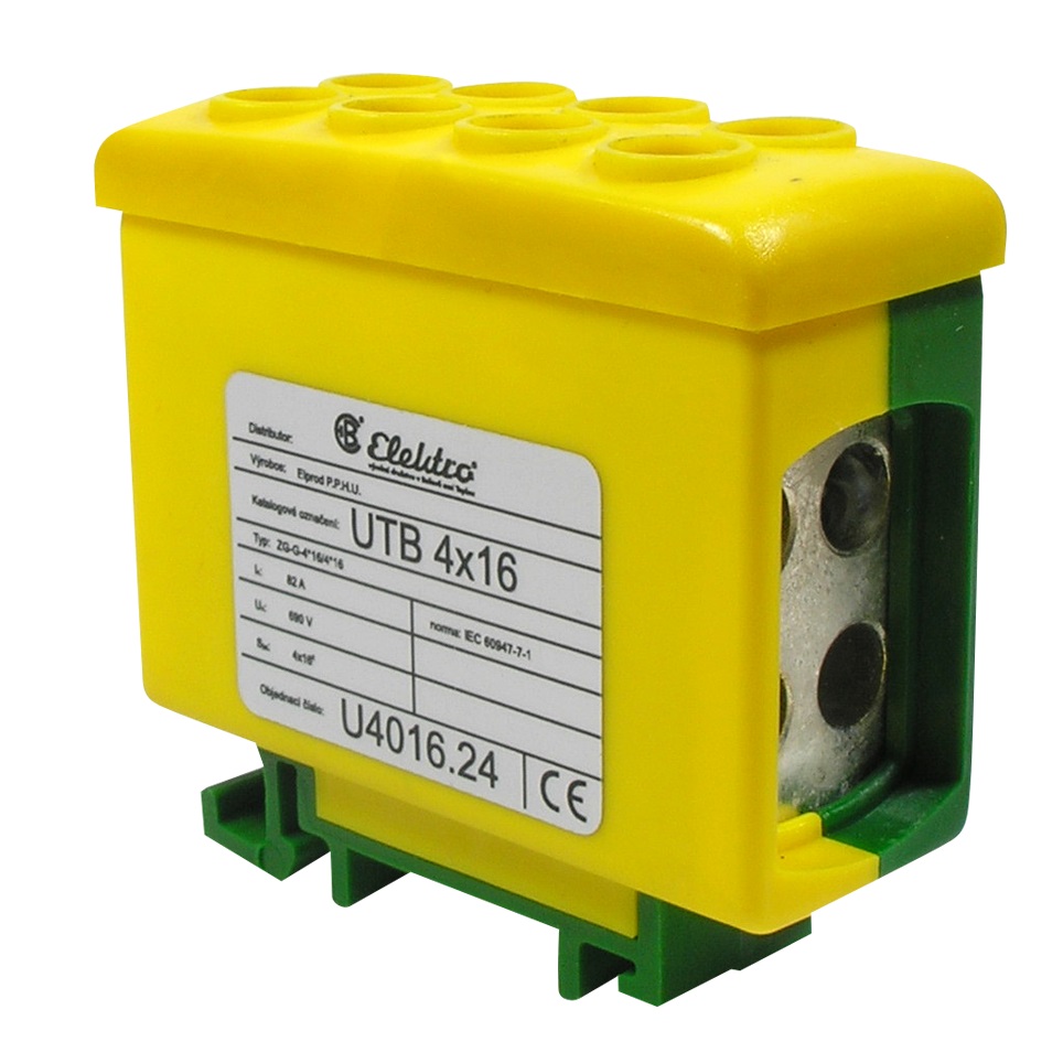 BEČOV U4016.24 Svorka UTB 4×16 žluto-zelená