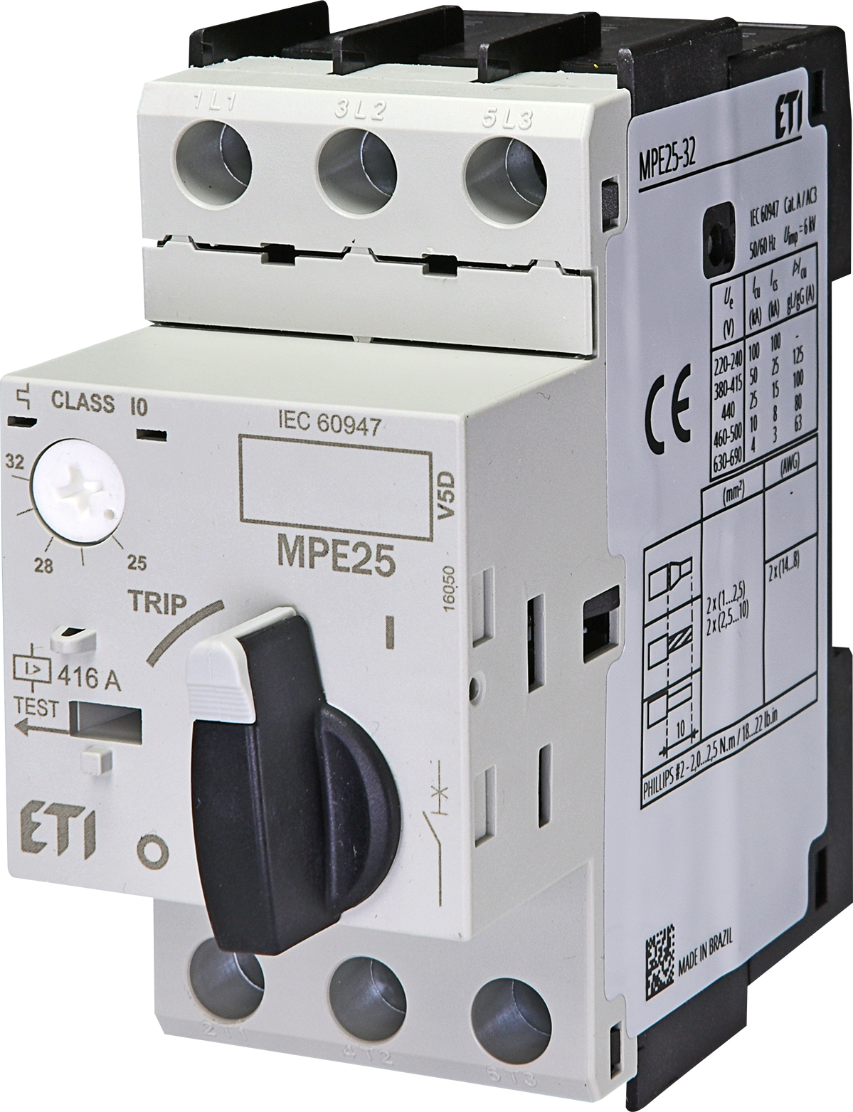 ETI 004648014 motorový spouštěč, MPE25-32