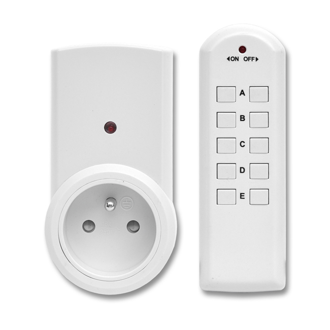 3 zásuvky na dálk. ovl. ECOPLANET REMOTE 1150W, IP20, 3x zásuvka