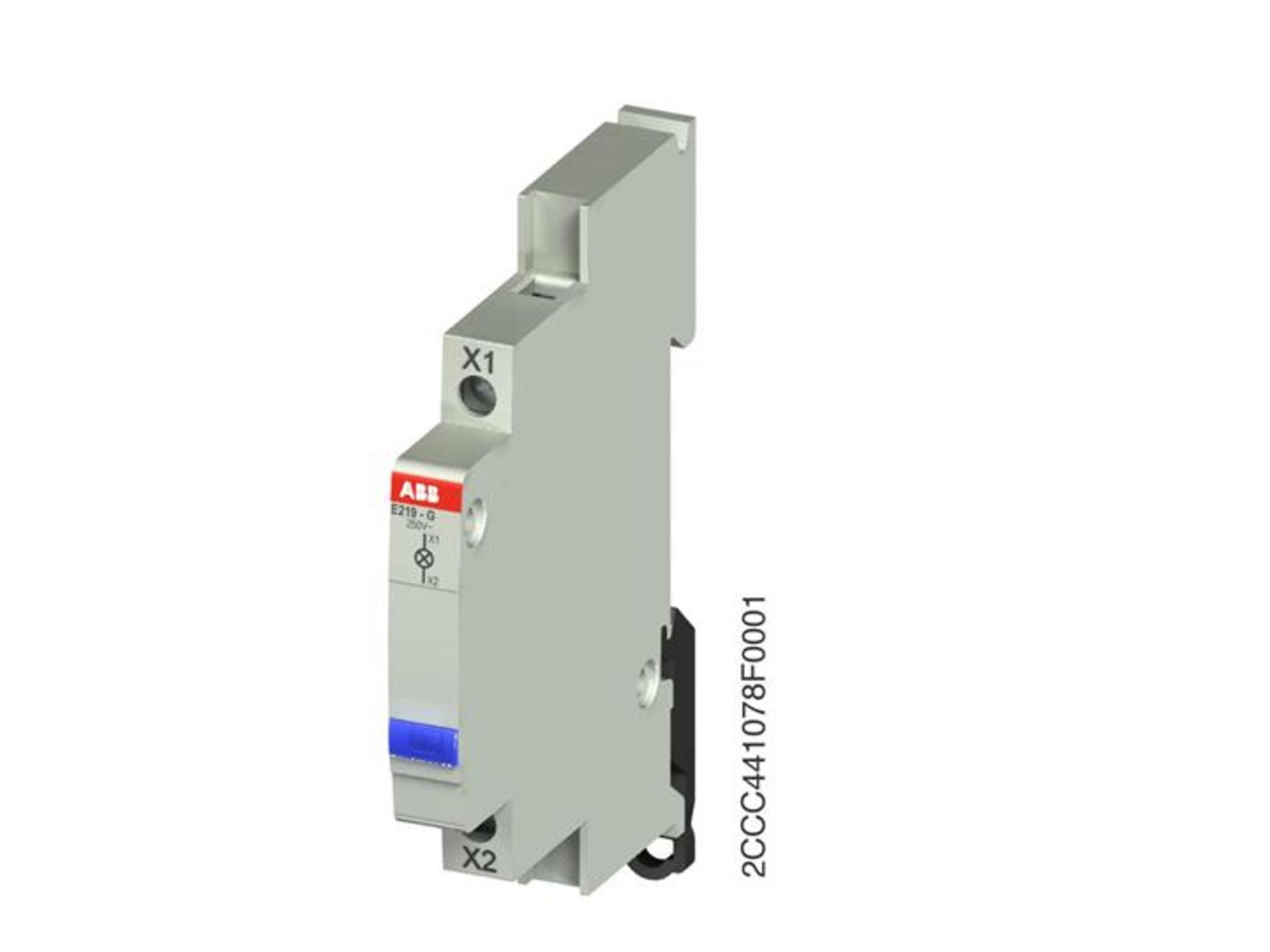ABB 2CCA703409R0001 E219-G220DC, Signálka ,110-200V=,modrá
