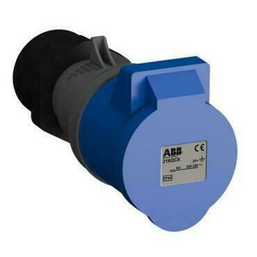 ABB 2CMA102287R1000 Průmyslové vidlice a z. Zásuvka spojovací bezšroubová 16A - 3p., IP44, 6 h