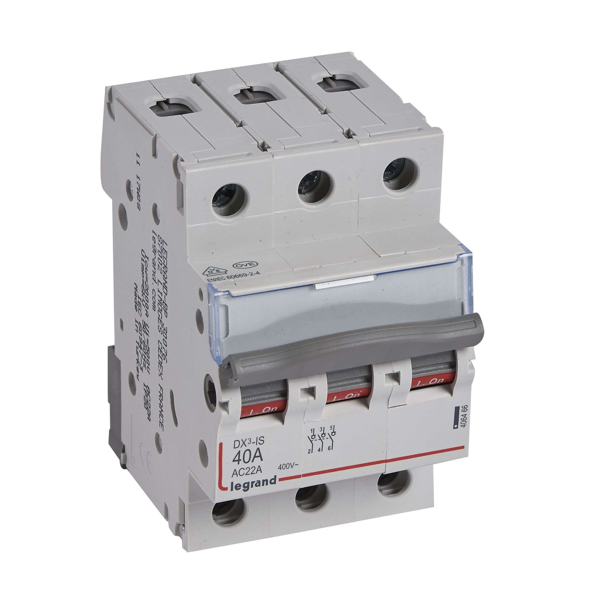 LEG 406466 DX3 VYPÍNAČ 3P 40A 400V