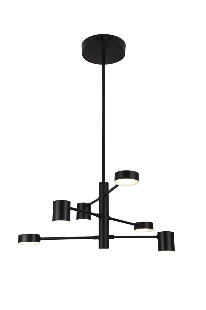 Závěsné svítidlo Solomon matná černá LED 30W RABALUX 6355