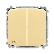 ABB 3559A-A52940 D Přepínač dvojitý střídavý, s krytem, řazení 6+6, IP44, bezšroubové svorky 25-IPx