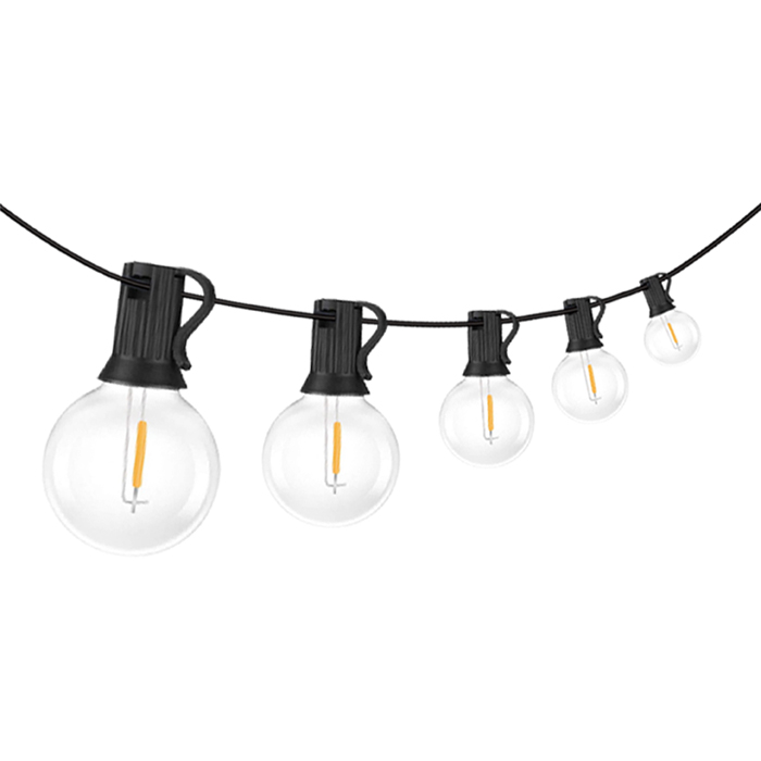 Světelný řetěz LED ECOPLANET PARTY 13W, 3000K, IP44, černá