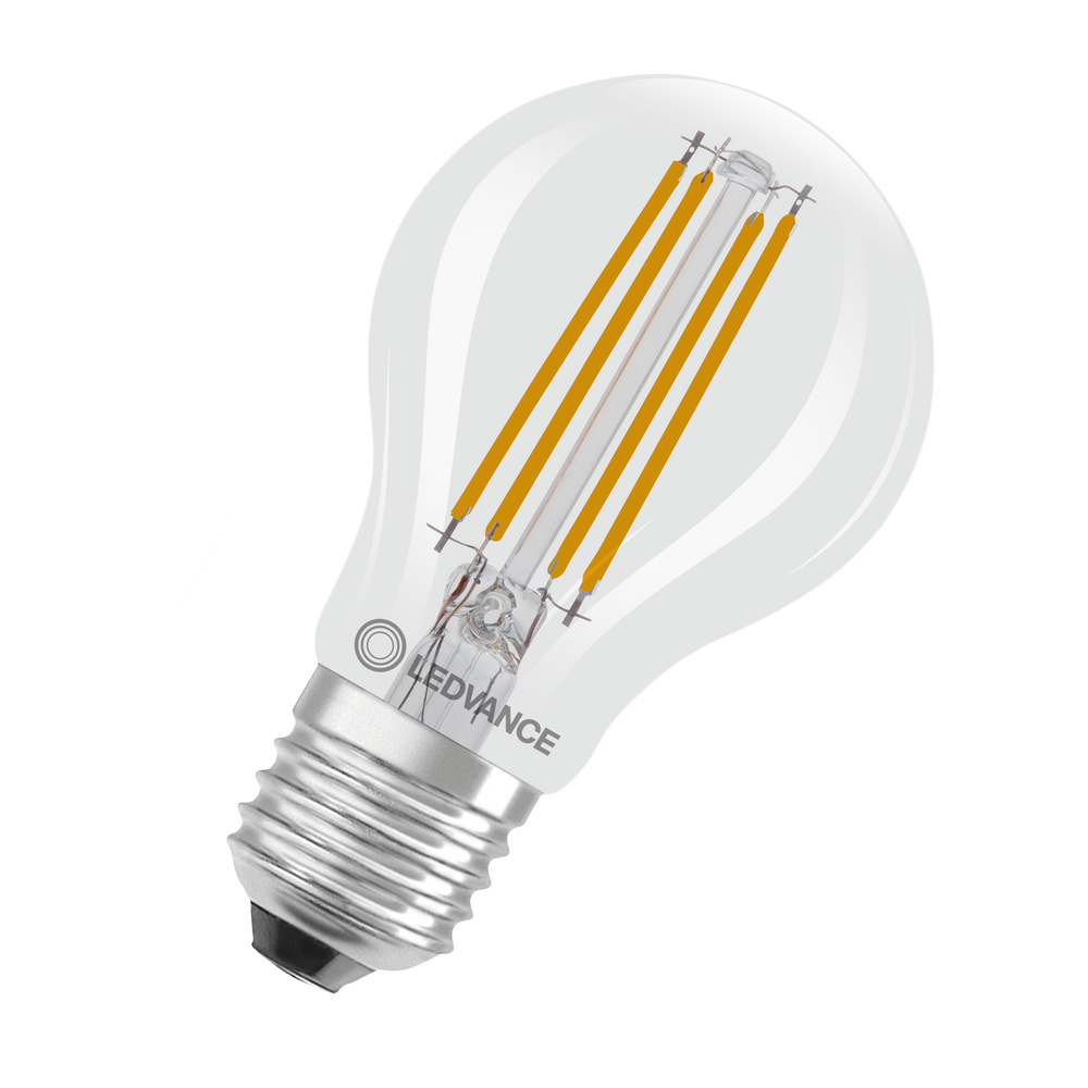 LED žárovka LEDVANCE LED CLA60DIM 7.2W 927 FILCL E27 S, čiřá, stmívatelná