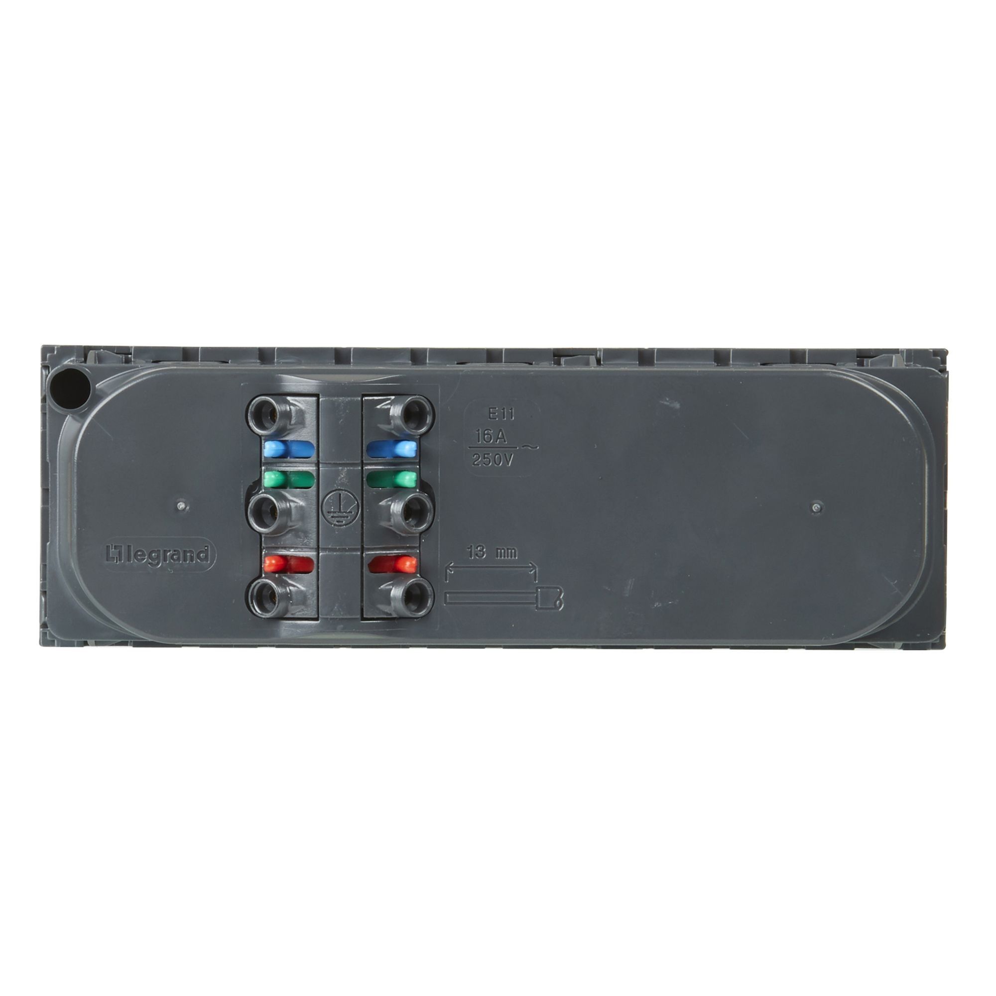 LEG 79163 MOSN ZÁS 3X2P+T ANTRACIT 6M BS