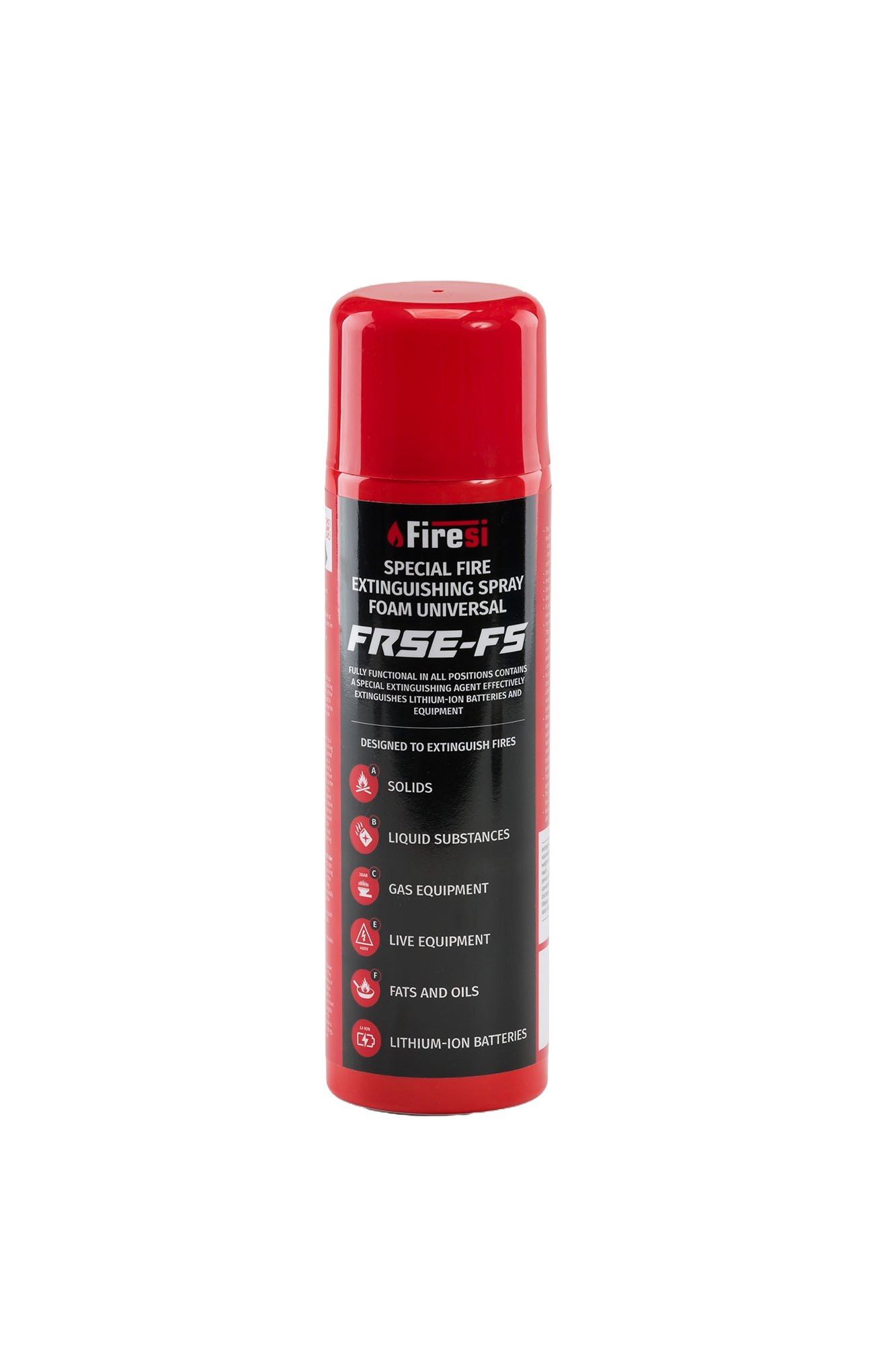 FIRESI Hasicí sprej FRSE-FS pěnový, hašení Li-ion baterií, tuků a olejů