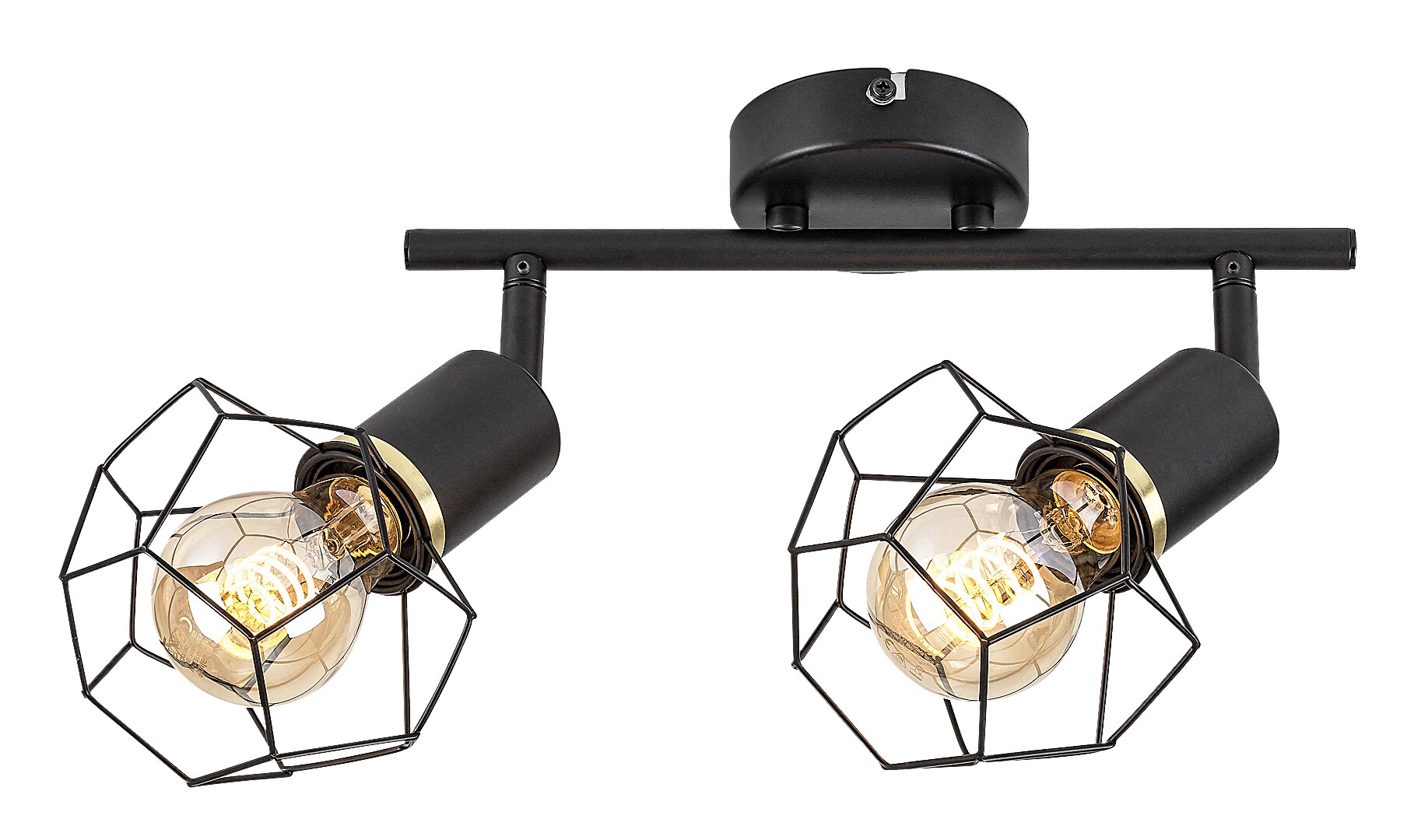 Stropní svítidlo Fran matná černá E27 2×40W RABALUX 71066