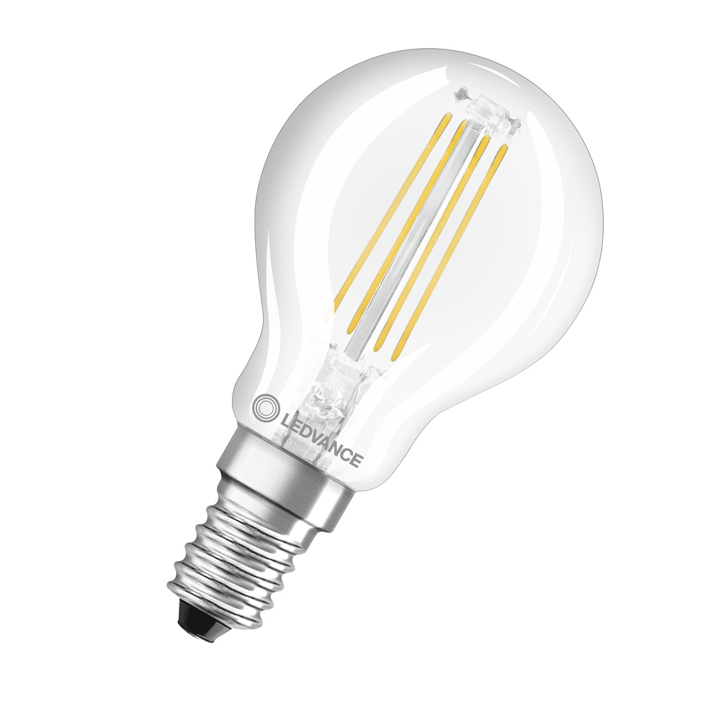 LED žárovka LEDVANCE LED CLP40 4W 827  FILCL E14 V