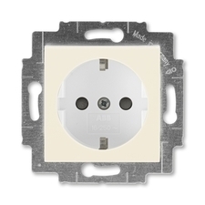 ABB 5520H-A03457 17 Jiné systémy zásuvek Zásuvka jednonásobná s ochrannými kontakty (podle DIN), s c
