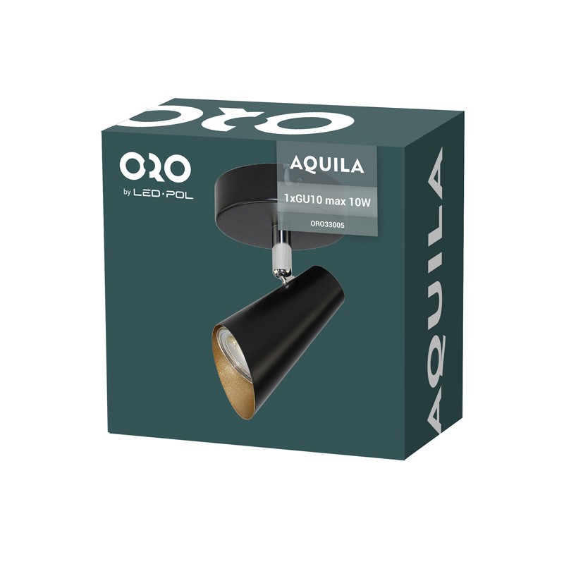 LED bodové svítidlo LED-POL Aquila 1XGU10 B/G
