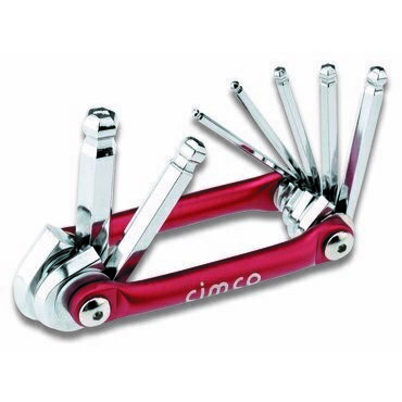 CIMCO 110596 Sada inbusových klíčů SW 2,5 - 10 mm (7 ks)