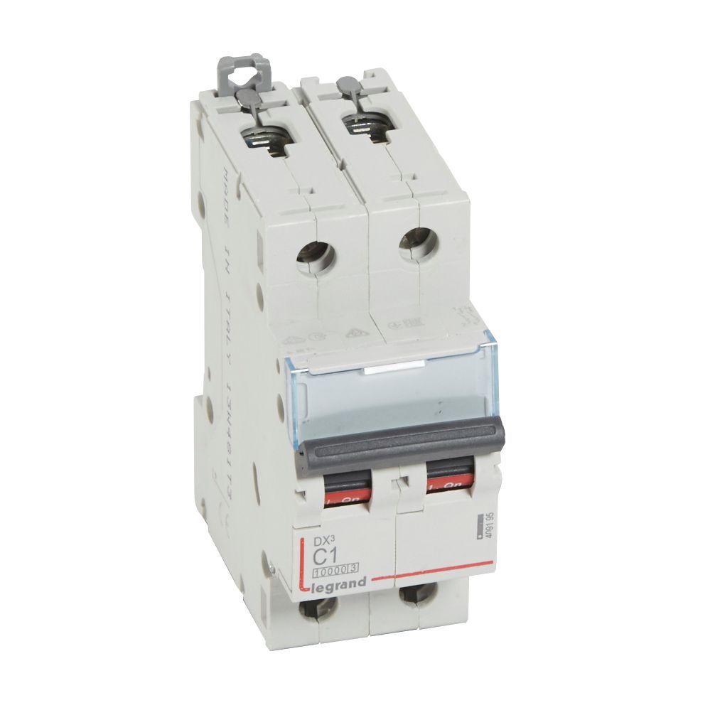 Jistič dvoupolový LEGRAND 409195 DX3 2P C1 10000A/16KA