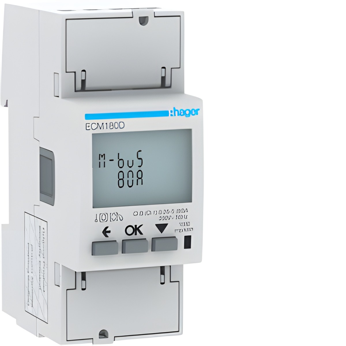 HAG ECM180D Digitální elektroměr 1F, 2Tar. přímé měř. do 80 A,