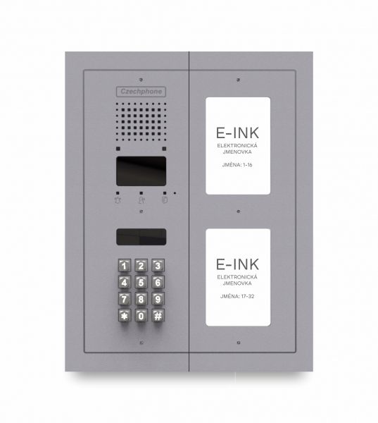CZPHONE 4004093005 S elektronickým papírem (E-INK) FlatLine: SVĚTLE ŠEDÁ - MELODY: klávesnice až 32