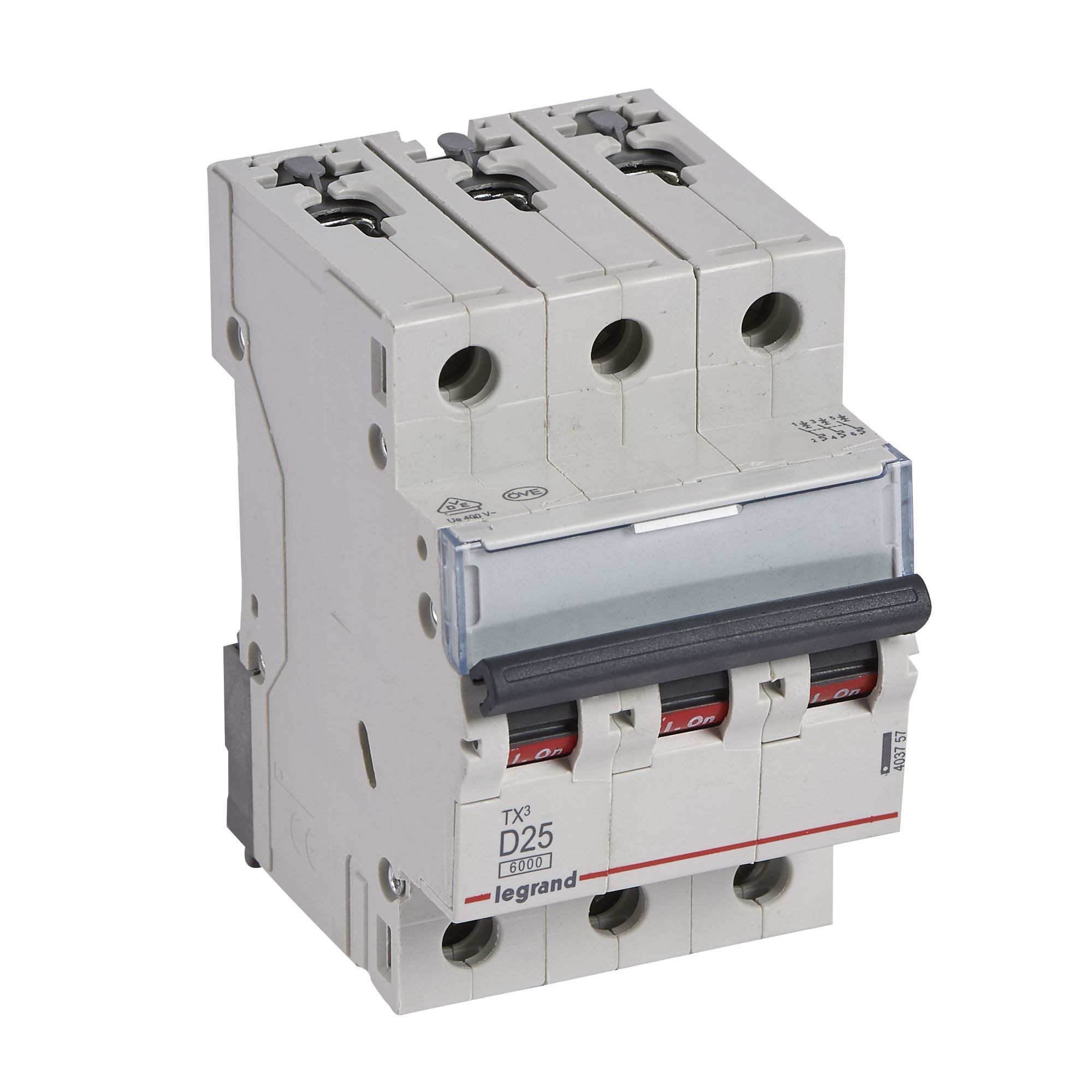 Jistič třípolový LEGRAND 403757 TX3 3P D25 6000A