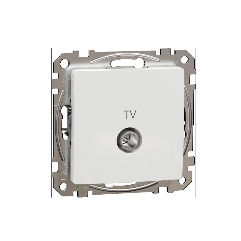 SCHN SDD111471 Sedna D/E - TV zásuvka koncová 4dB, Bílá