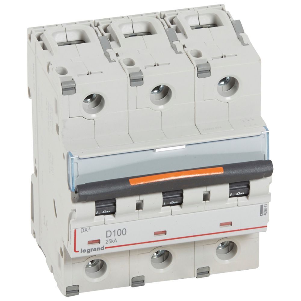 Jistič třípolový LEGRAND 409841 DX3 3P D100 25KA